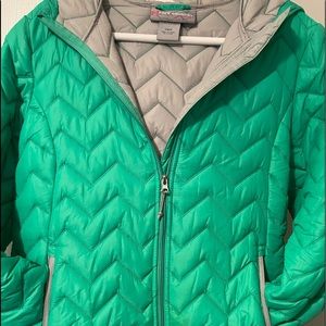 Free Country Green Puffer Jacket used size L